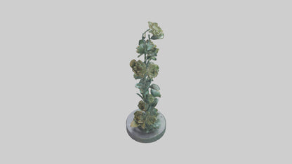 3D model Flora Spiral statue model VR / AR / low-poly