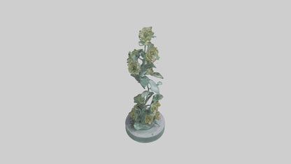 3D model Flora Spiral statue model VR / AR / low-poly