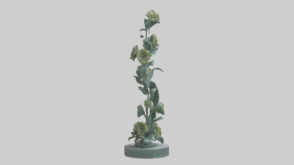 3D model Flora Spiral statue model VR / AR / low-poly