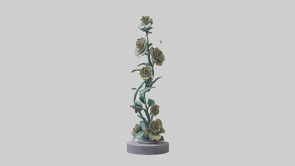 3D model Flora Spiral statue model VR / AR / low-poly