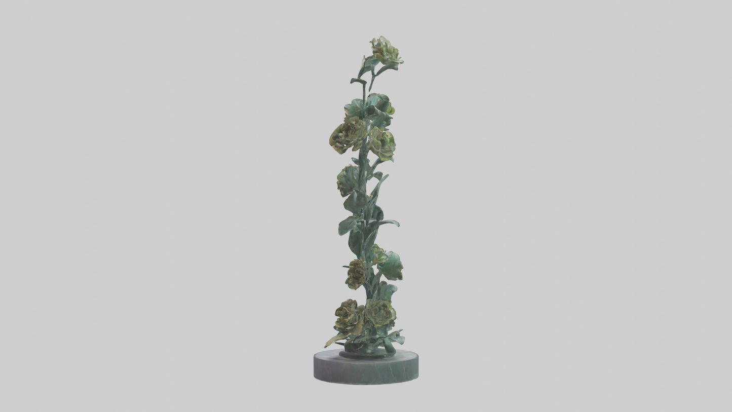 3D model Flora Spiral statue model VR / AR / low-poly