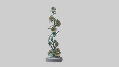3D model Flora Spiral statue model VR / AR / low-poly