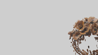 3D model Floral Twist Sculpture model VR / AR / low-poly