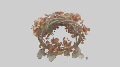 3D model Floral Twist Sculpture model VR / AR / low-poly