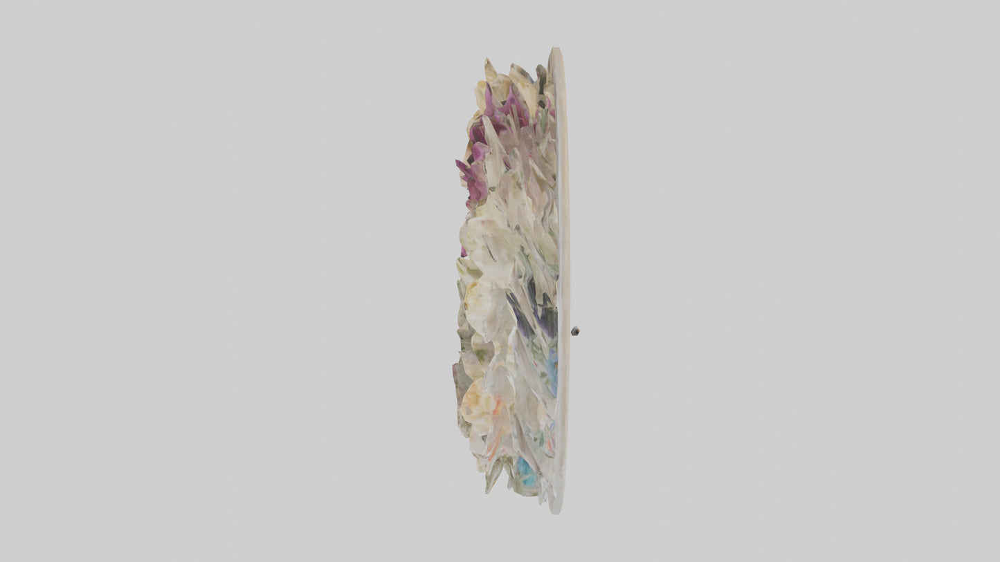 3D model Floral Wall Hangings VR / AR / low-poly