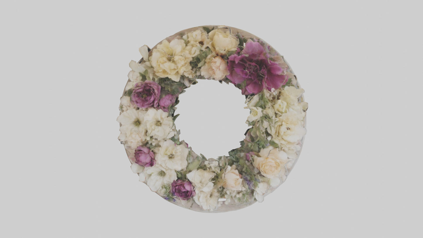 3D model Floral Wall Hangings VR / AR / low-poly