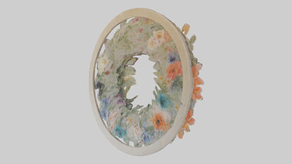 3D model Floral Wall Hangings VR / AR / low-poly