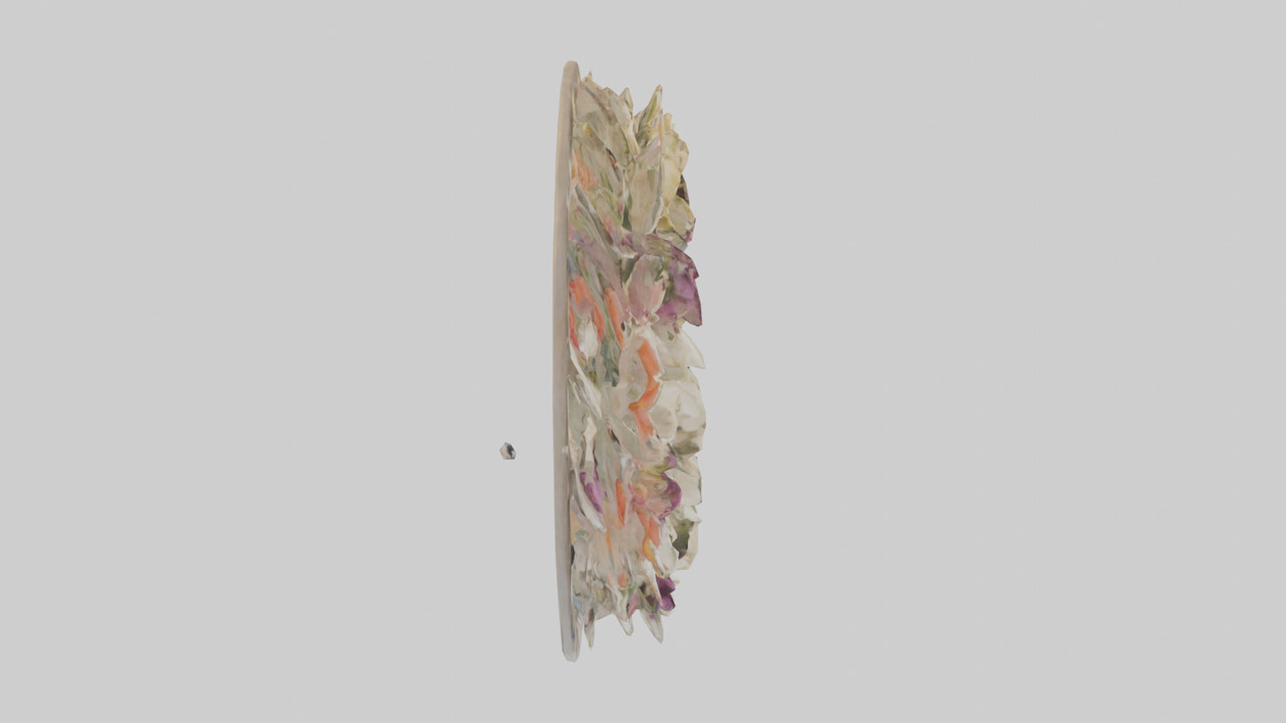 3D model Floral Wall Hangings VR / AR / low-poly