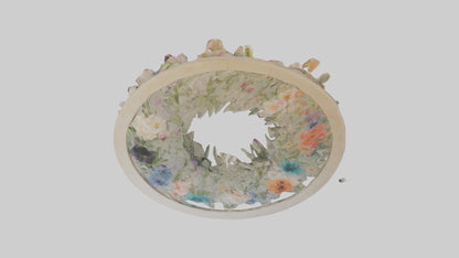 3D model Floral Wall Hangings VR / AR / low-poly