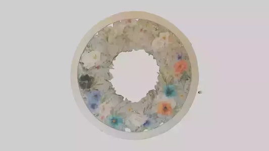 3D model Floral Wall Hangings VR / AR / low-poly