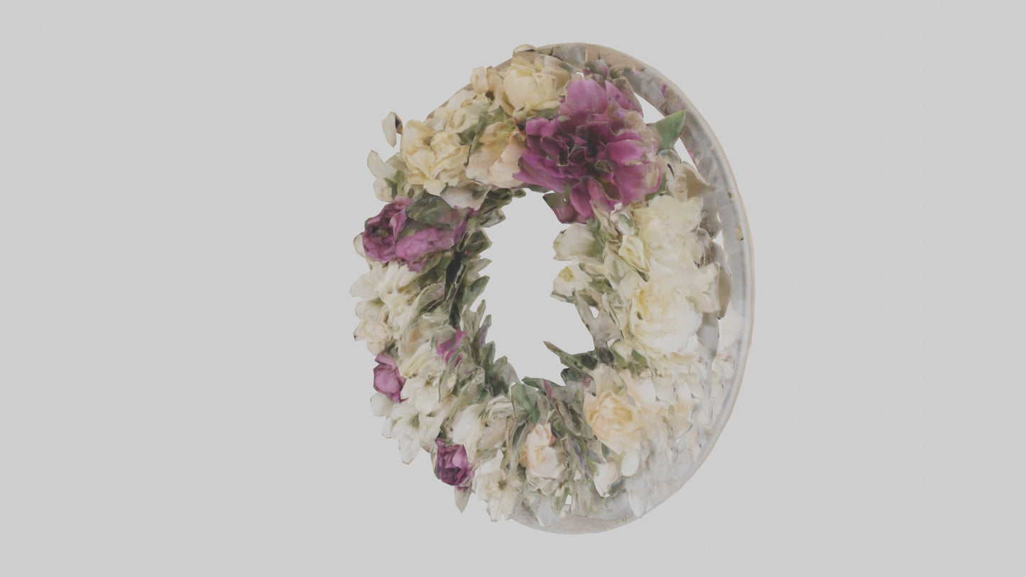 3D model Floral Wall Hangings VR / AR / low-poly