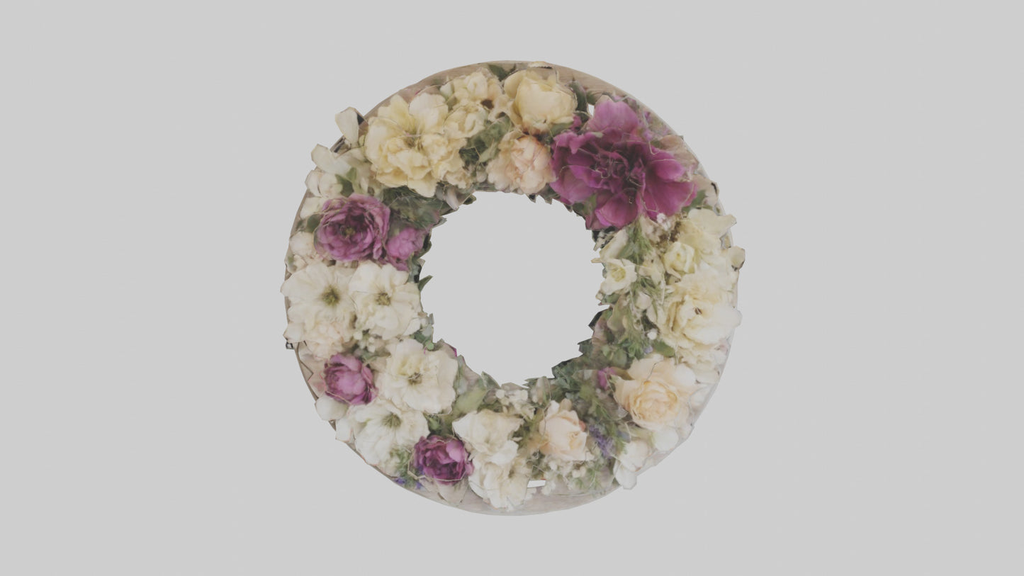 3D model Floral Wall Hangings VR / AR / low-poly