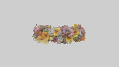 3D model Floral wreath model VR / AR / low-poly