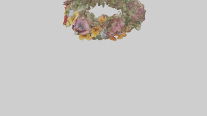 3D model Floral wreath model VR / AR / low-poly