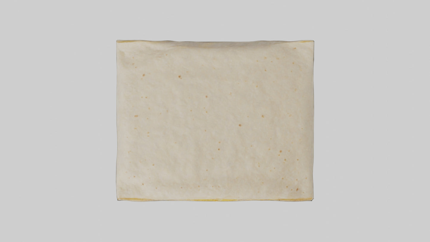 Flour Tortilla Pack model VR / AR / low-poly