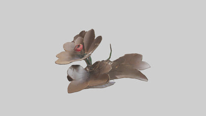 Flourishing Flower Sculpture model 3D model