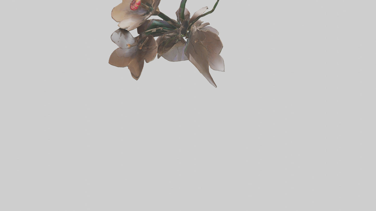 Flourishing Flower Sculpture model 3D model