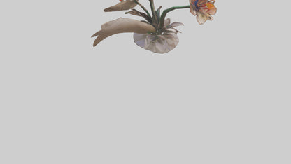 Flourishing Flower Sculpture model 3D model
