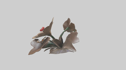 Flourishing Flower Sculpture model 3D model