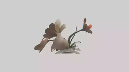 Flourishing Flower Sculpture model 3D model