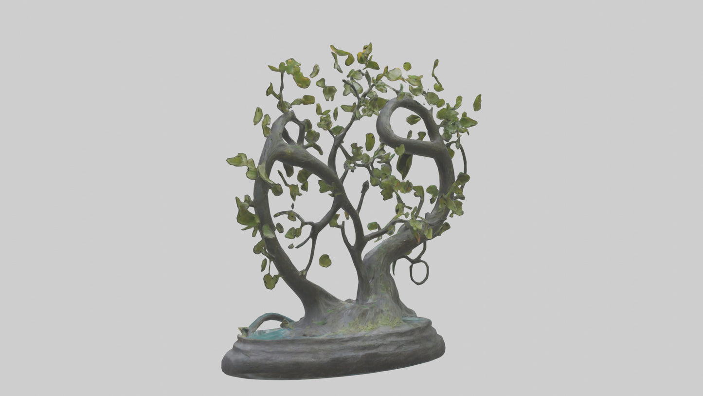 Flow of Nature statue model 3D model