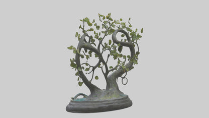 Flow of Nature statue model 3D model