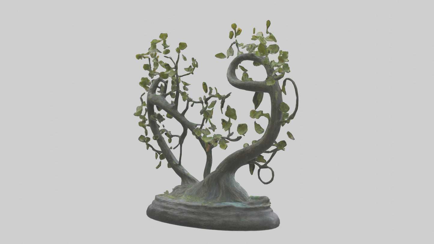 Flow of Nature statue model 3D model