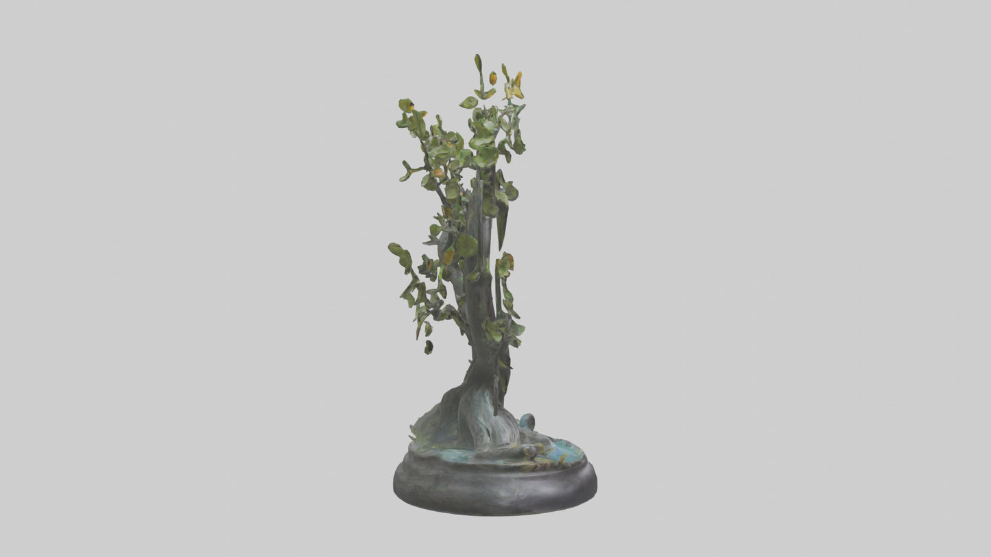 Flow of Nature statue model 3D model