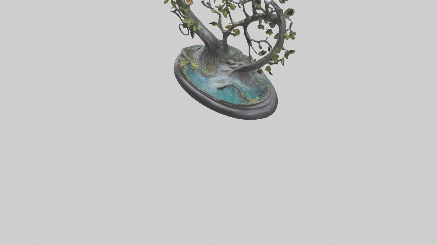 Flow of Nature statue model 3D model