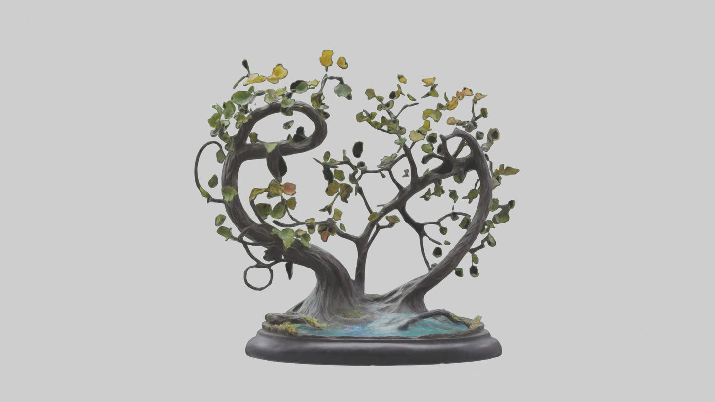 Flow of Nature statue model 3D model