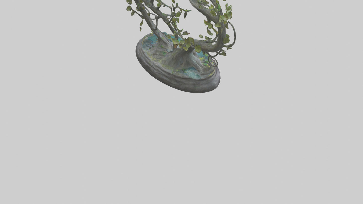 Flow of Nature statue model 3D model