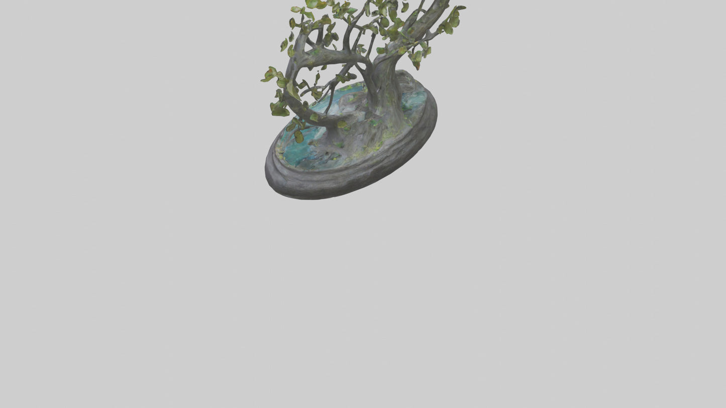 Flow of Nature statue model 3D model