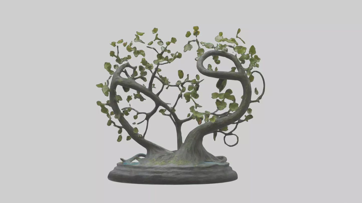 Flow of Nature statue model 3D model