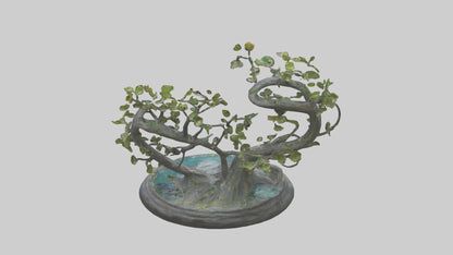 Flow of Nature statue model 3D model