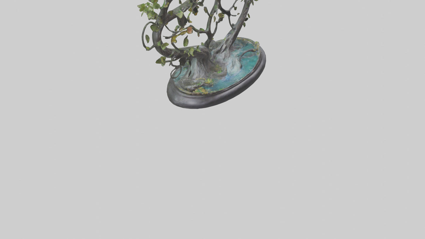 Flow of Nature statue model 3D model