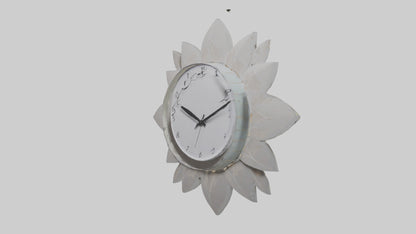 Flower Design Wall Clock model 3D model