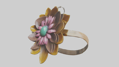 Flower keychain model 3D model