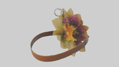 Flower keychain model 3D model