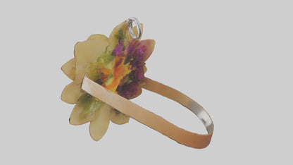 Flower keychain model 3D model