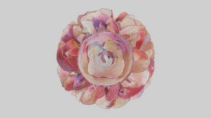 Flower Petal Fusion Sculpture model 3D model