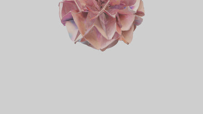 Flower Petal Fusion Sculpture model 3D model