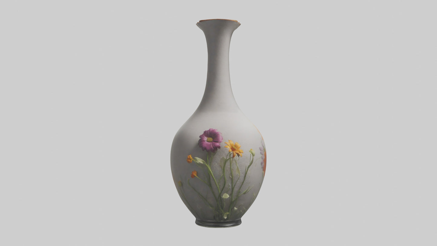 3D model Flower Vase model VR / AR / low-poly