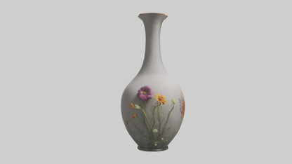 3D model Flower Vase model VR / AR / low-poly