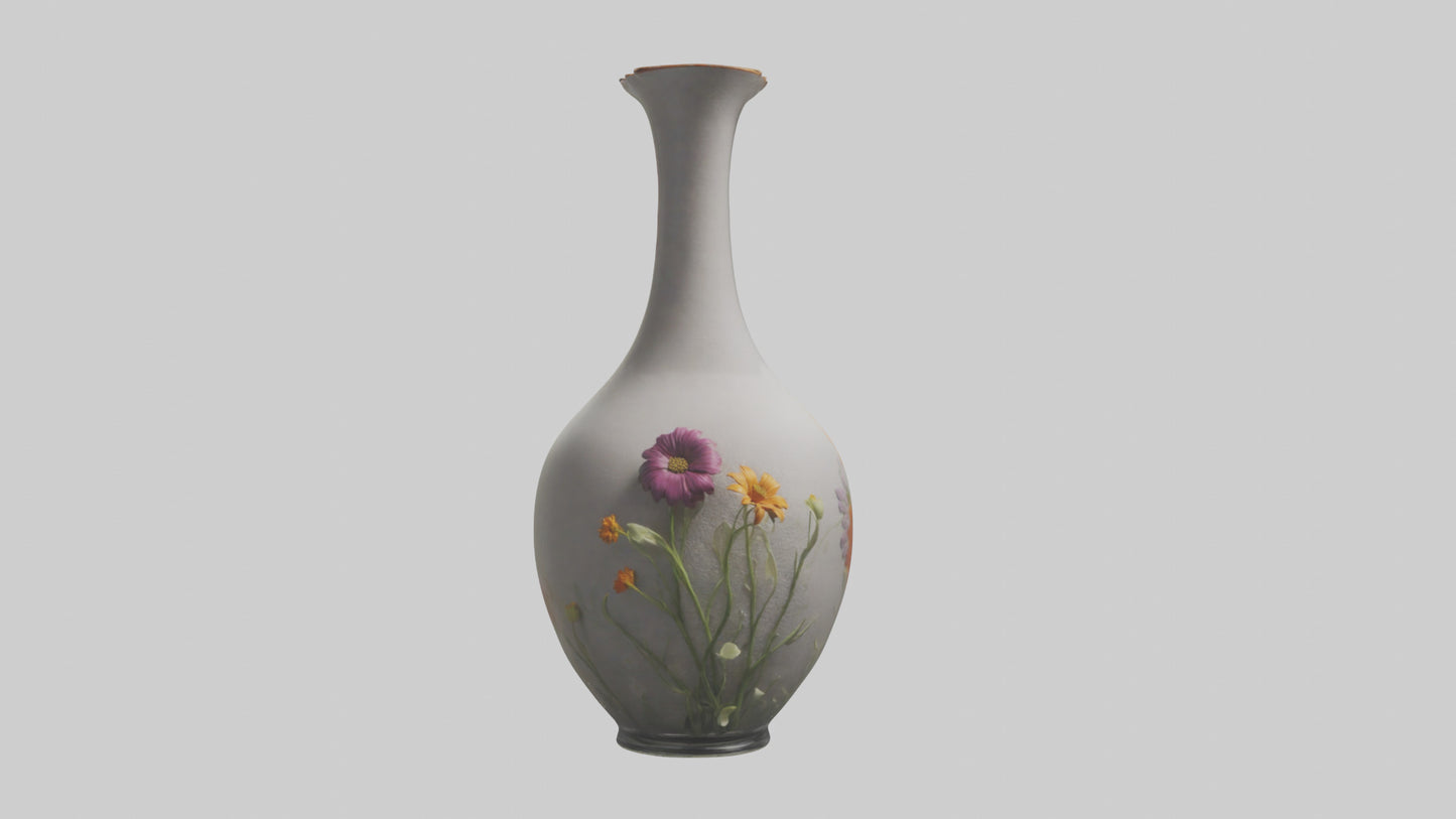 3D model Flower Vase model VR / AR / low-poly