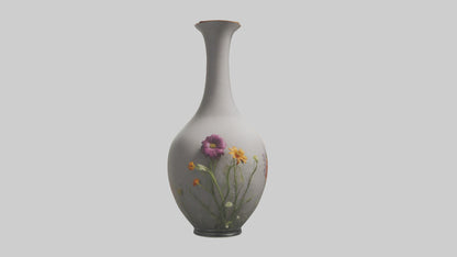 3D model Flower Vase model VR / AR / low-poly