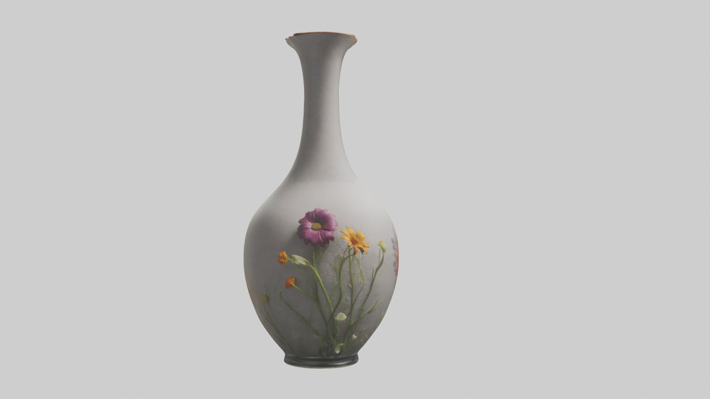 3D model Flower Vase model VR / AR / low-poly