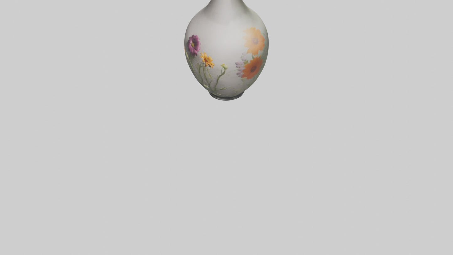 3D model Flower Vase model VR / AR / low-poly