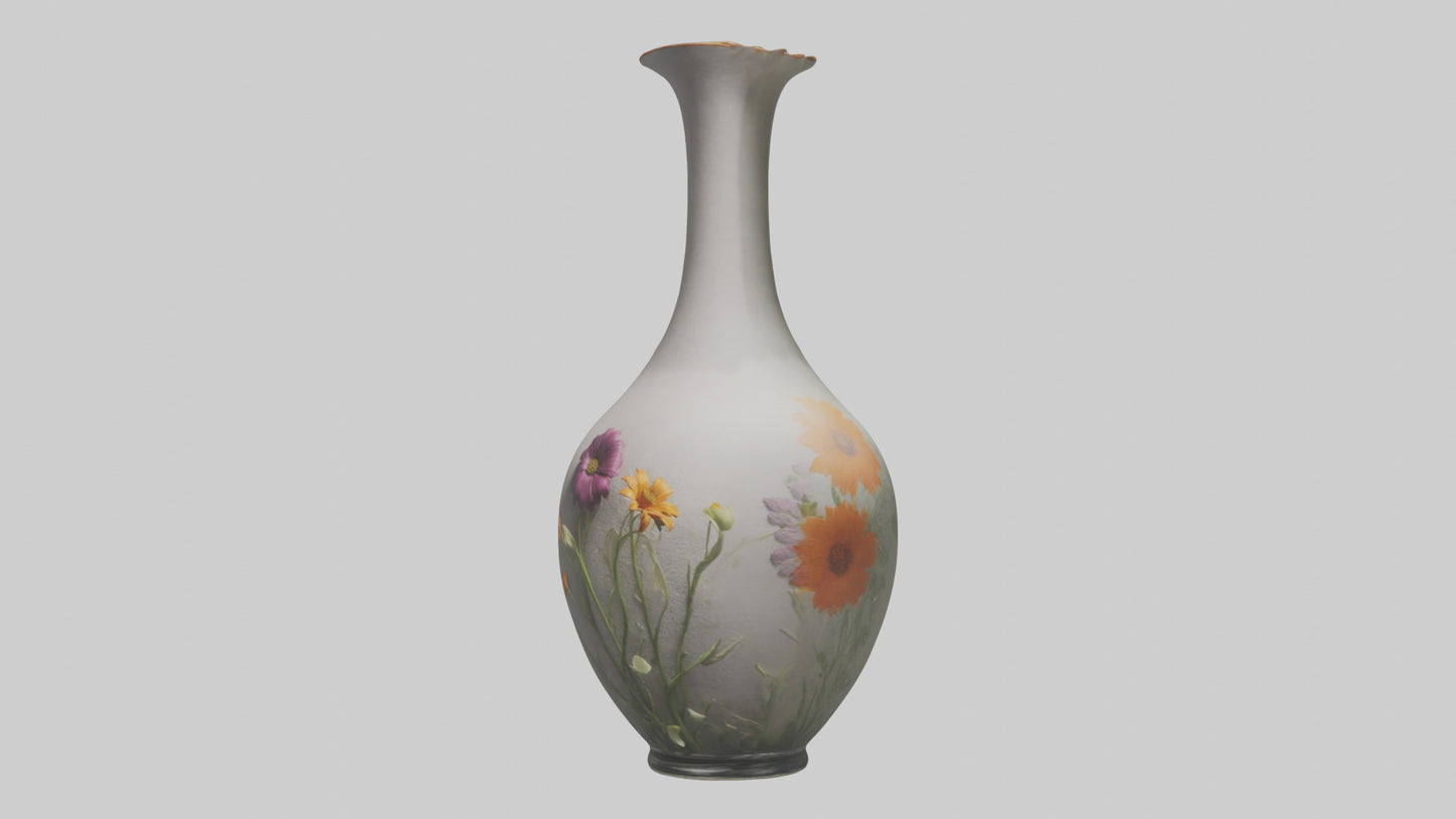 3D model Flower Vase model VR / AR / low-poly