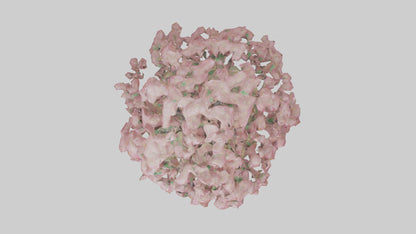 Flowering Tree Sculpture model VR / AR / low-poly