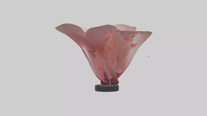 Flowing Flower Petal Sculpture model 3D model